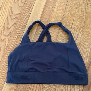 Charcoal gray Square Neck Women's Sports bra size large